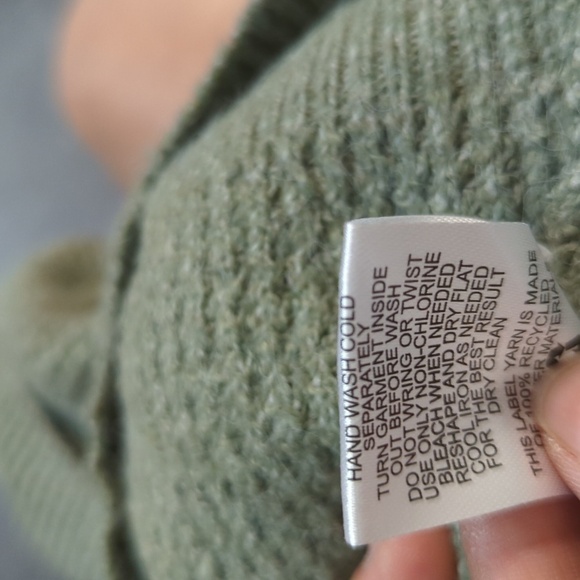 NEW Pink Rose Knit Polo Sweater Short Set Willow Green L leisure fall spring - Picture 9 of 9